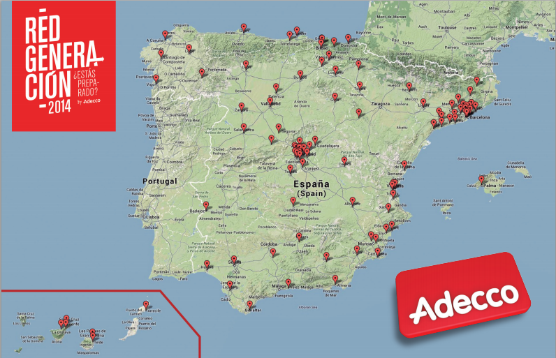 La #RedGeneraciónAdecco toma las calles de España: #WayToWork